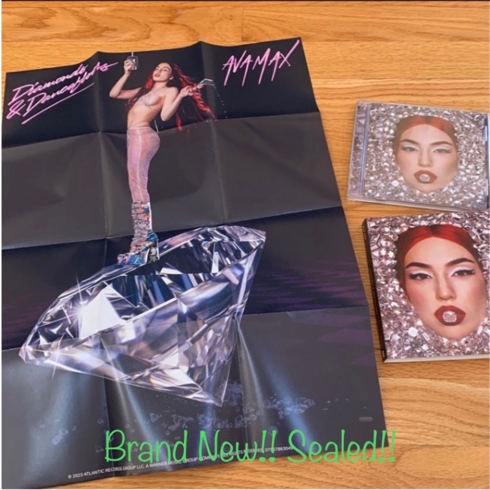 🖤Ava Max Diamonds & Dancefloors Slipcover CD w/Poster